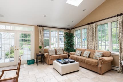 sun room with patio access